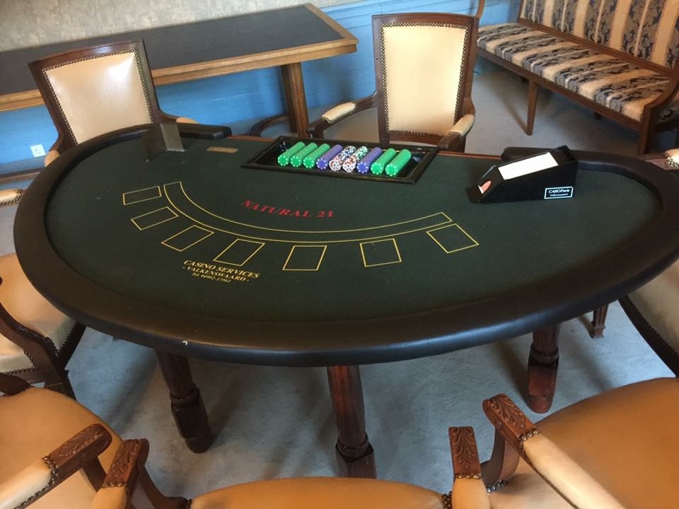 Impressie Blackjack tafel